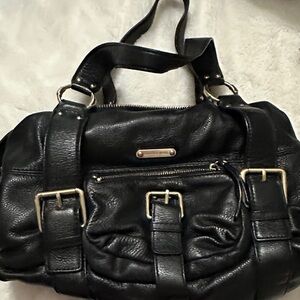 Black Leather Handbag